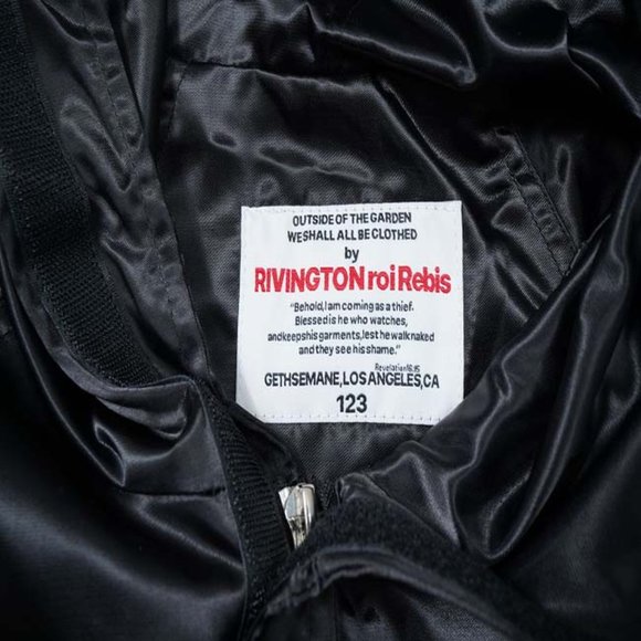 RIVINGTON ROI REBIS Alphabet Lightning Black Jacket - Picture 6 of 16